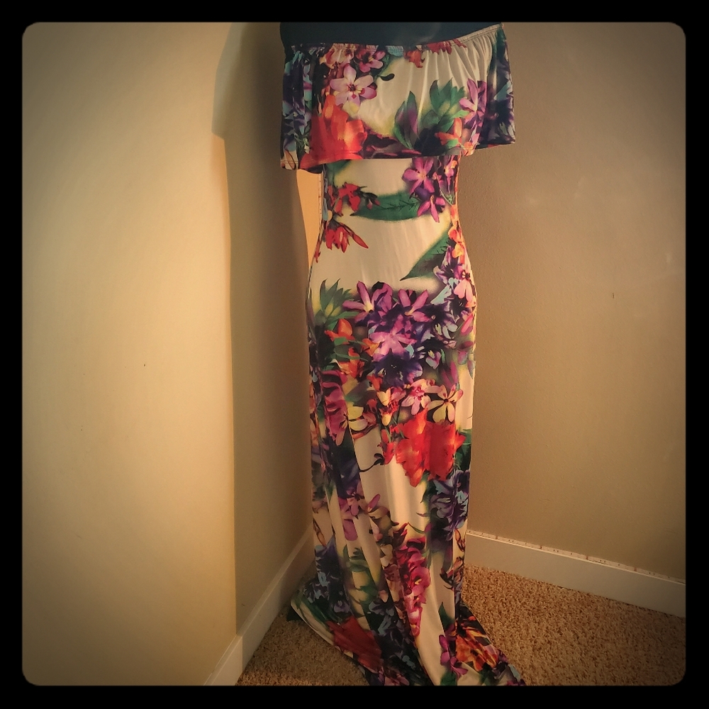 Maxi dress w/purse combo